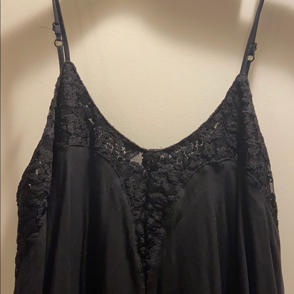Tobi Ladies First Black Shift Dress with Lace XS - Picture 4 of 5